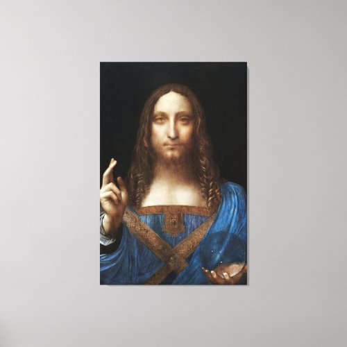 Leonardo da Vincis Salvator Mundi Canvas Print