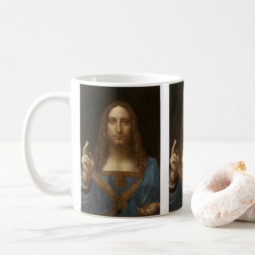 Leonardo da Vincis Salvator Mundi Jesus Christ Coffee Mug