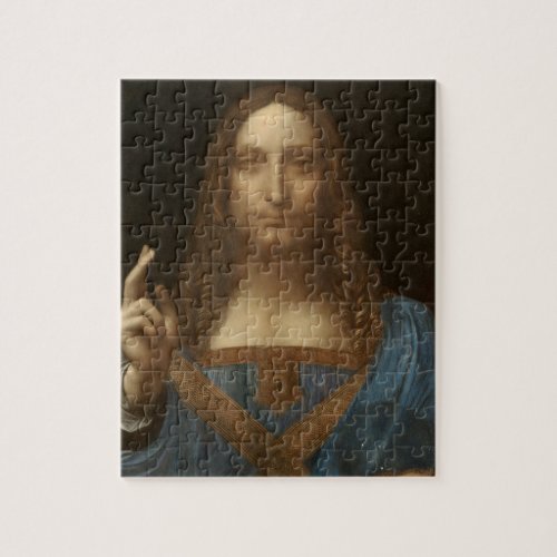 Leonardo da Vincis Salvator Mundi Jesus Christ Jigsaw Puzzle