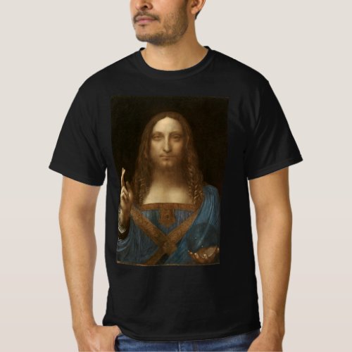 Leonardo da Vincis Salvator Mundi Jesus Christ T_Shirt