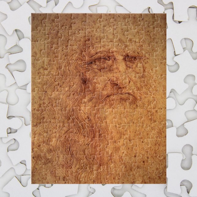 Leonardo da Vinci's Self Portrait, Renaissance Art Jigsaw Puzzle (Creator Uploaded)