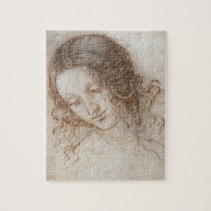 Leonardo da Vinci's Study of the Head of Leda Jigsaw Puzzle