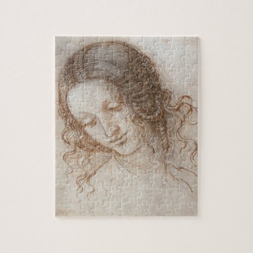 Leonardo da Vincis Study of the Head of Leda Jigsaw Puzzle