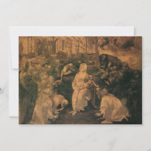 Leonardo da Vinci's The Adoration of the Magi Invitation