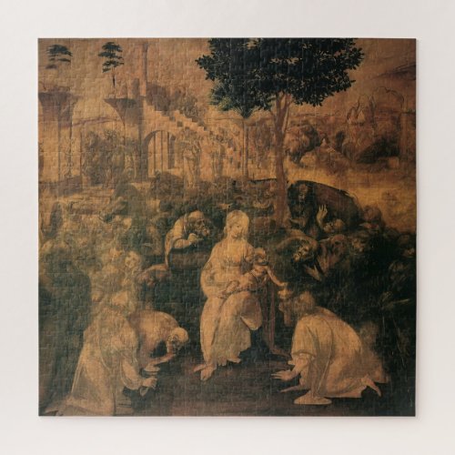 Leonardo da Vincis The Adoration of the Magi Jigsaw Puzzle