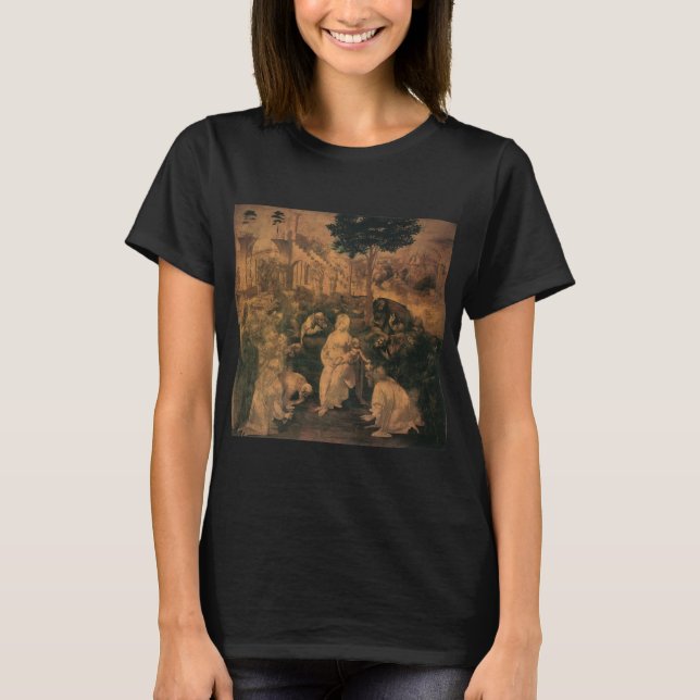 Leonardo da Vinci's The Adoration of the Magi T-Shirt (Front)