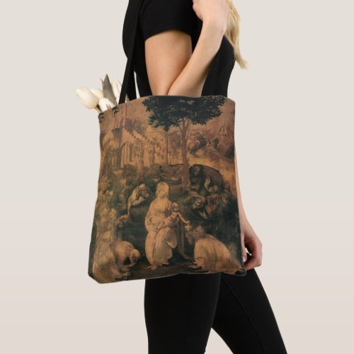 Leonardo da Vincis The Adoration of the Magi Tote Bag