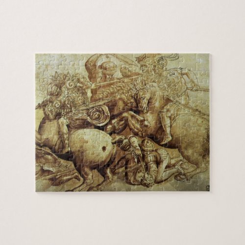 Leonardo da Vincis The Battle of Anghiari Jigsaw Puzzle