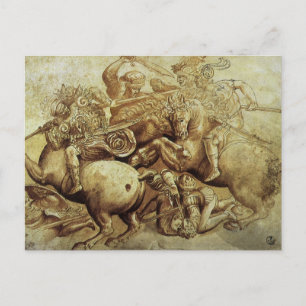 Leonardo da Vinci's The Battle of Anghiari Postcard