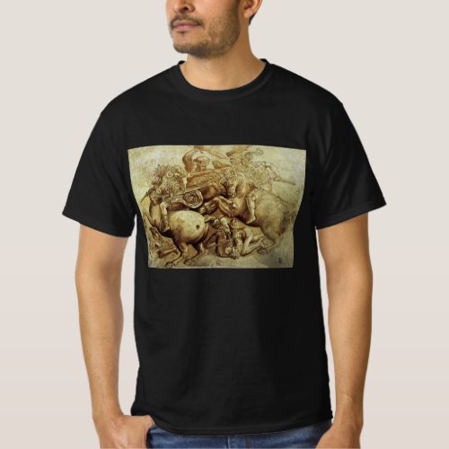 Leonardo da Vincis The Battle of Anghiari T_Shirt