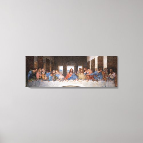 Leonardo da Vincis The Last Supper 1495_1498  Canvas Print