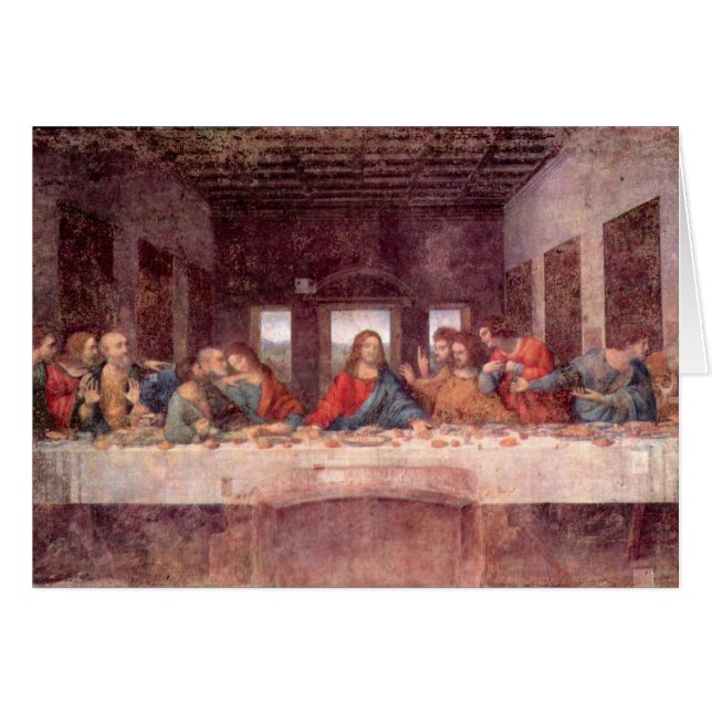 Leonardo da Vinci's The Last Supper Cards (Front Horizontal)