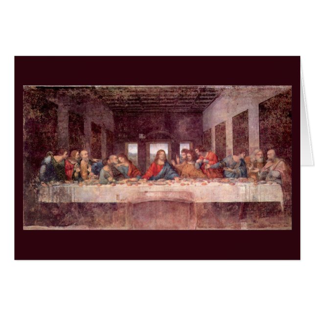 Leonardo da Vinci's The Last Supper Cards (Front Horizontal)
