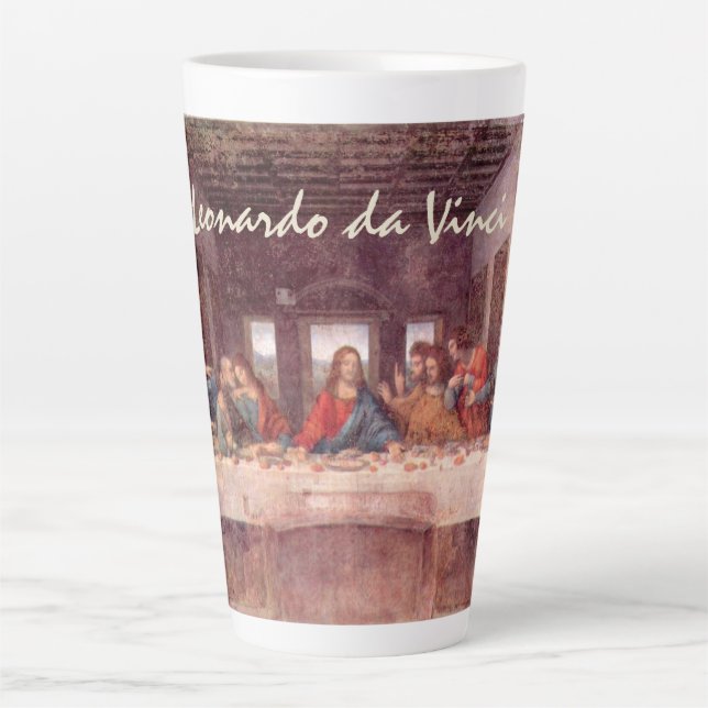 Leonardo da Vinci's The Last Supper Latte Mug (Front)