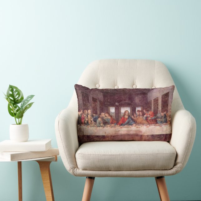 Leonardo da Vinci's The Last Supper Lumbar Pillow (Chair)