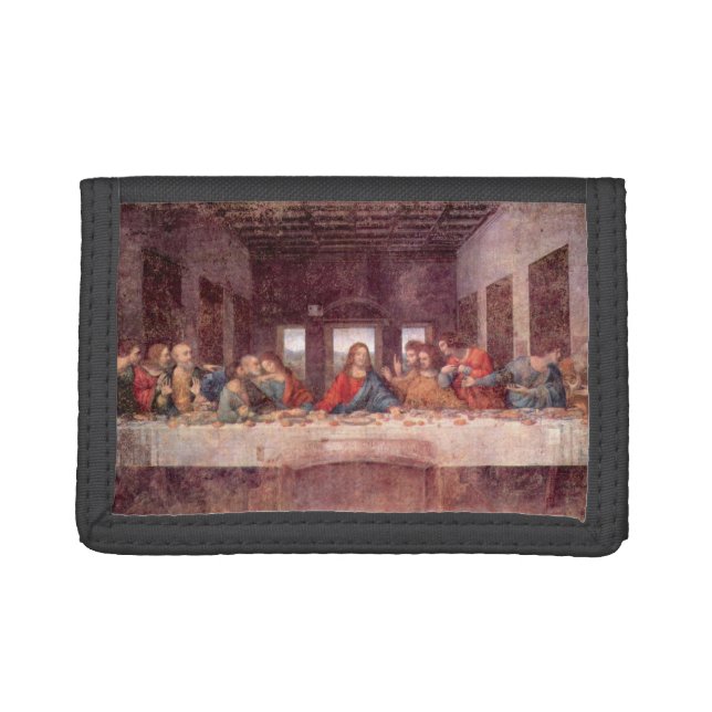 Leonardo da Vinci's The Last Supper Trifold Wallet (Front)