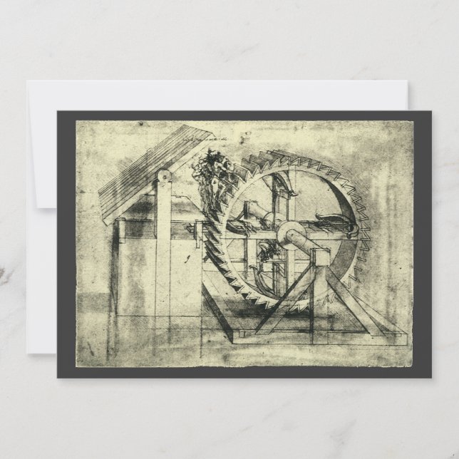 Leonardo da Vinci's Treadmill Powered Crossbow (Front)