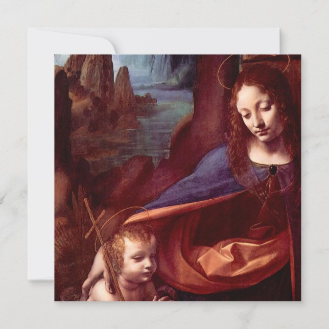 Leonardo da Vinci's Virgin (Madonna) of the Rocks (Front)