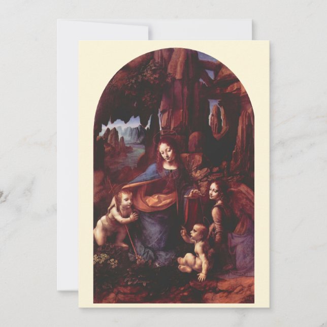 Leonardo da Vinci's Virgin (Madonna) of the Rocks (Front)