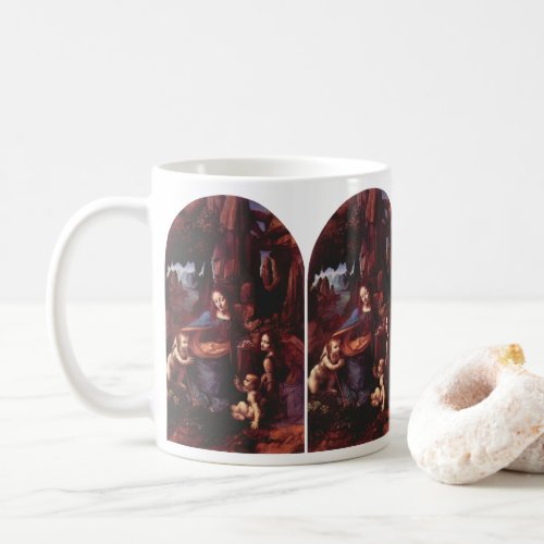 Leonardo da Vincis Virgin Madonna of the Rocks Coffee Mug