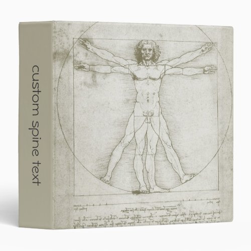Leonardo da Vincis Vitruvian Man Binder