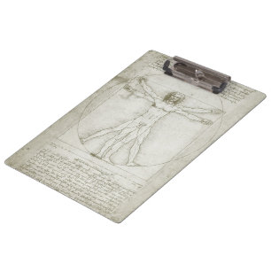 Leonardo da Vinci's Vitruvian Man Clipboard