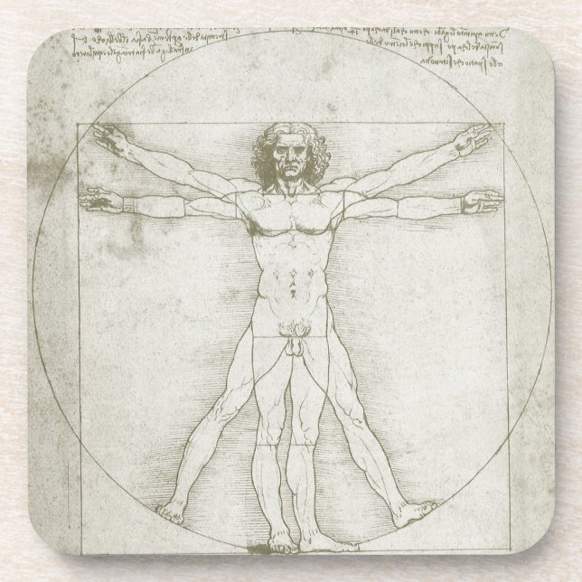 Leonardo da Vinci's Vitruvian Man Coaster (Front)