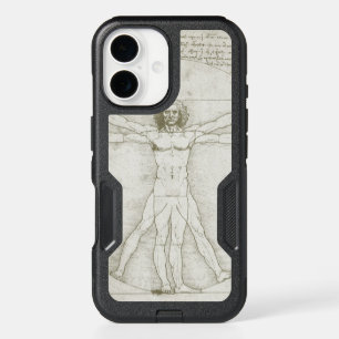 Leonardo da Vinci's Vitruvian Man iPhone 16 Case