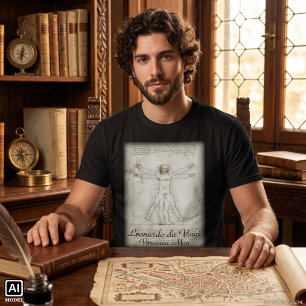 Leonardo da Vinci's Vitruvian Man T-Shirt