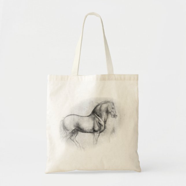 Leonardo DaVinci Horse tote Bag (Front)
