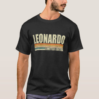 Leonardo Gift Name Personalized Funny Retro Vintag T-Shirt