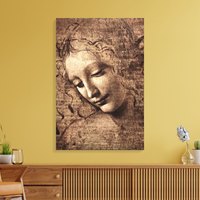 Leonardo La Scapigliata Renaissance Canvas Art (Insitu(LivingRoom))