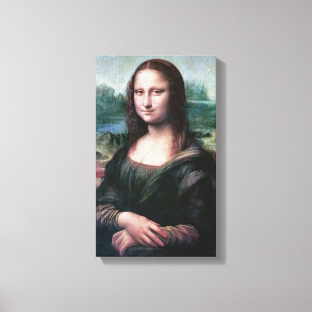 Leonardo Mona Lisa Canvas Print (Front)
