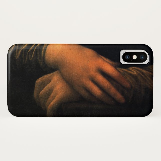 Leonardo Mona Lisa Hands Case-Mate iPhone Case (Back (Horizontal))