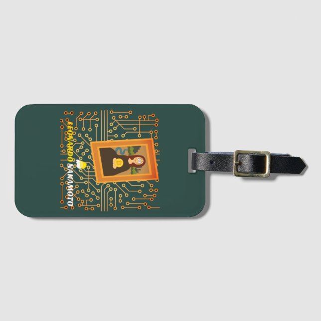 Leonardo Nakamoto Luggage Tag (Front Horizontal)