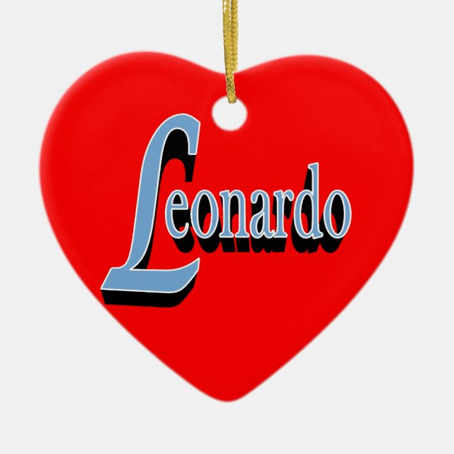 Leonardo Ornament (Front)