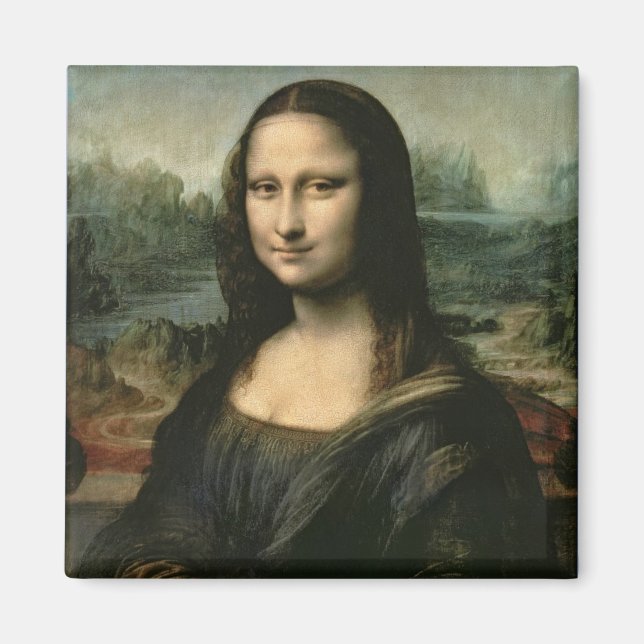 Leonardo Vinci | Mona Lisa, c.1503-6 Magnet (Front)