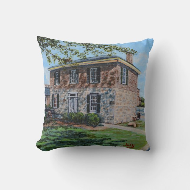 Leonardtown Old Jail Museum Visitor Center Pillow (Front)