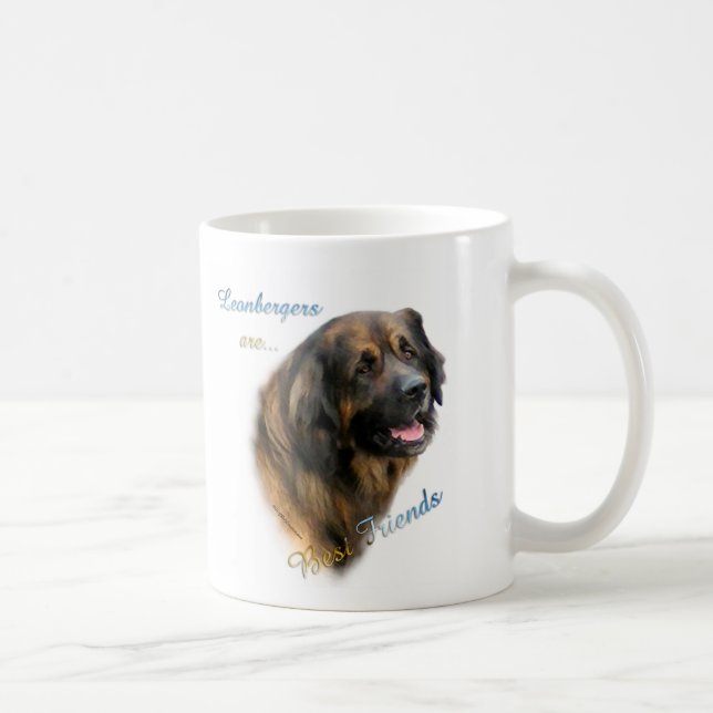 Leonberger Best Friend 2 Coffee Mug (Right)