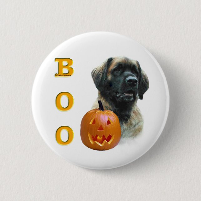 Leonberger Boo Button (Front)