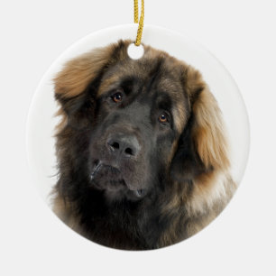 Leonberger Ceramic Ornament