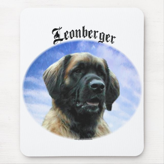 Leonberger Clouds Mouse Pad (Front)
