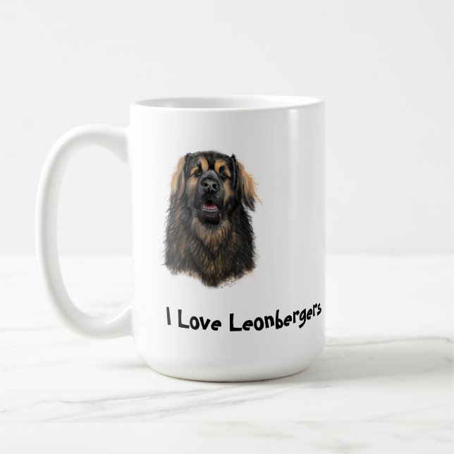 Leonberger Coffee Mg Coffee Mug (Left)