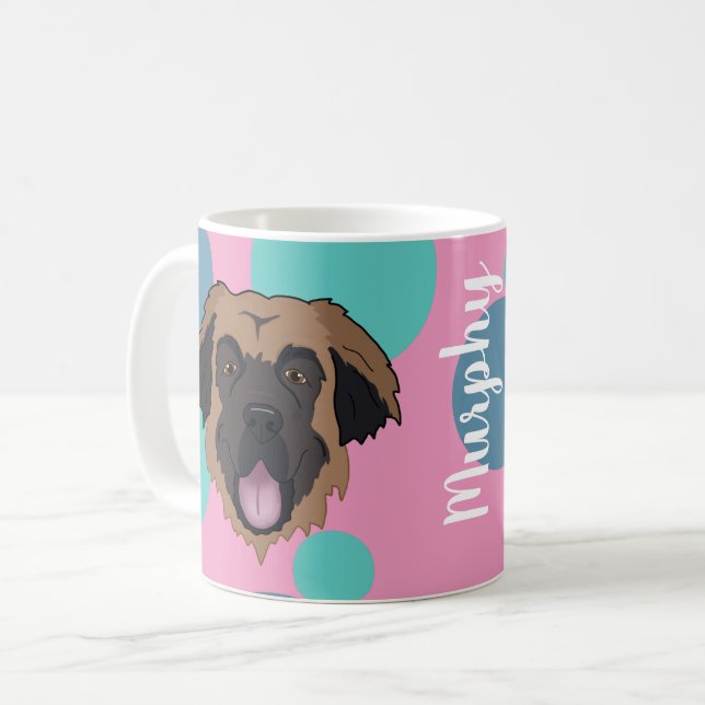  Leonberger Customizable  Coffee Mug (Front Left)