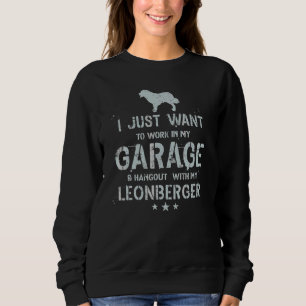Leonberger Dad Garage Men Hang Sweatshirt