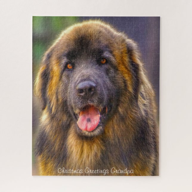 Leonberger Dog. Jigsaw Puzzle (Vertical)