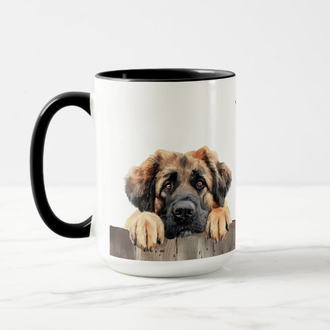 Leonberger Dog Mug (Left)