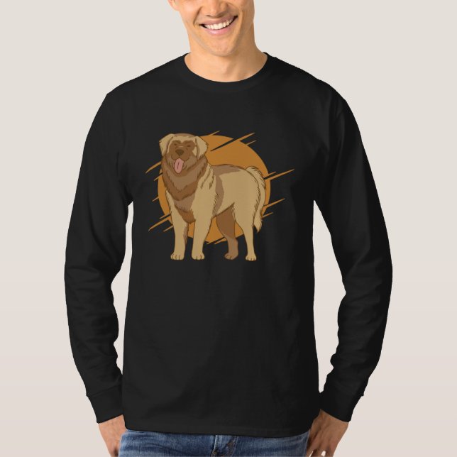 Leonberger dog T-Shirt (Front)