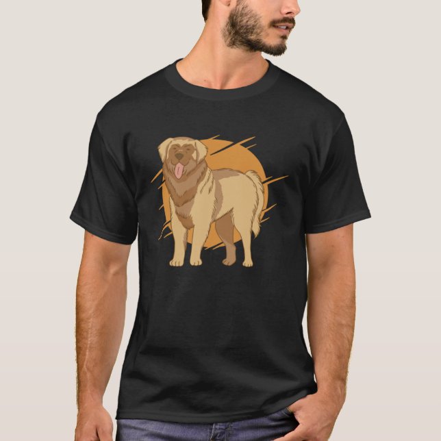 Leonberger dog T-Shirt (Front)