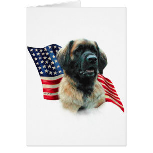 Leonberger Flag Cards